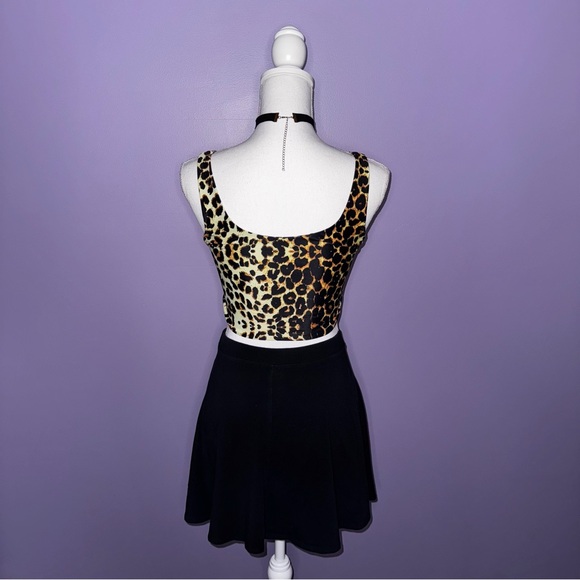 NEW Zaful Leopard Print Scoop Neck Knotted Tankini Top - Picture 11 of 16